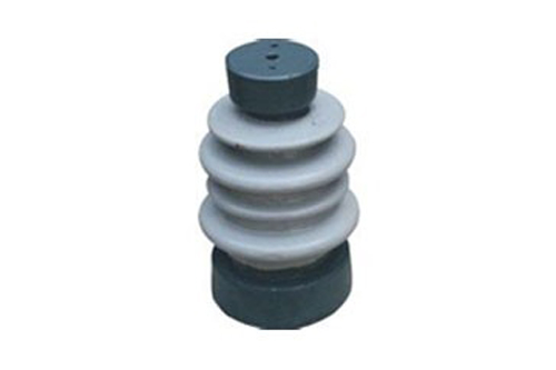 Indoor rubber mounted post insulator