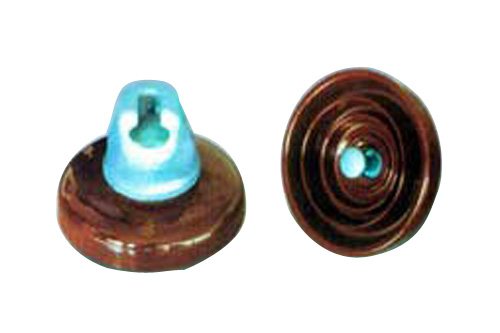 DC disc suspension porcelain insulator